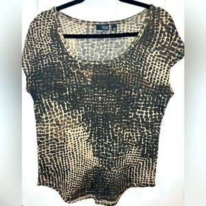 A.n.a cheetah sparkle top L